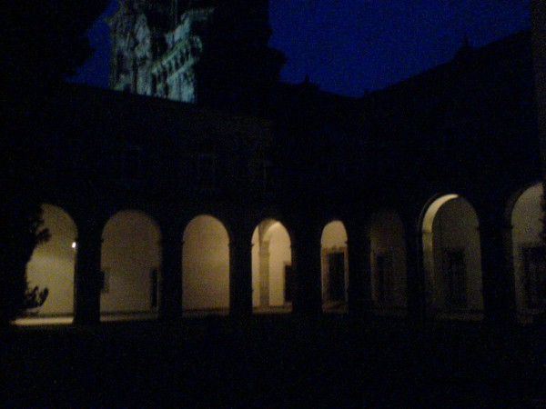Innenhof des Klosters Sobrado dos Monxes.