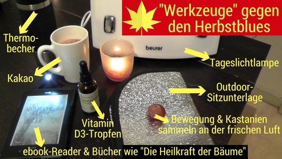 Werkzeuge gegen den Herbstblues