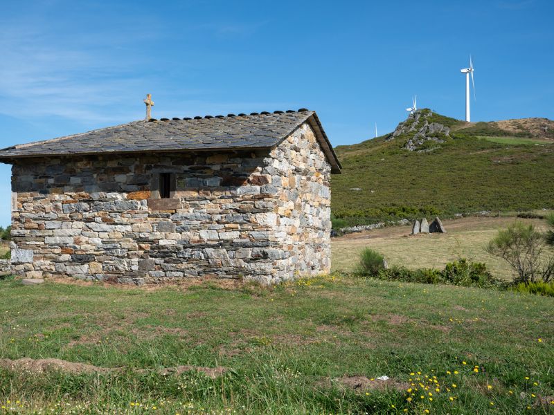 Berg Montouto am Camino Primitivo