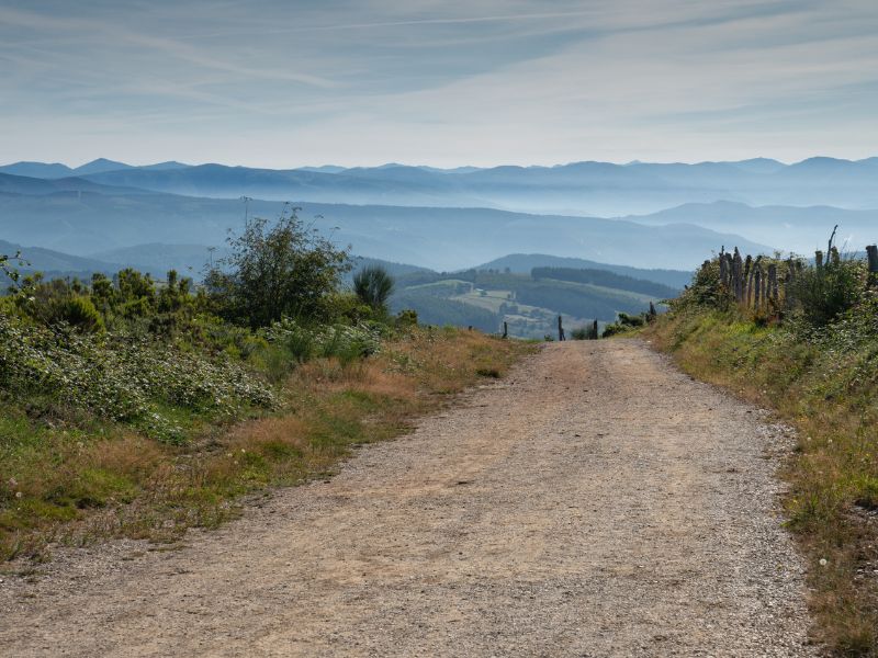 Viele Höhenmeter erwarten den Pilger auf der bergigen Primitivo