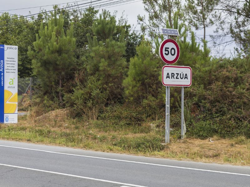 in Arzúa trifft der Camino Primitivo auf den Camino Francés