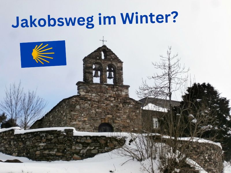 Jakobsweg im Winter