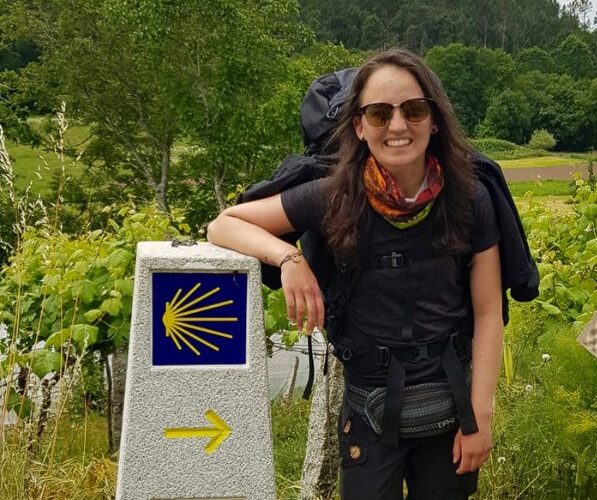 Gastautorin Nancy auf dem Portugiesischen Jakobsweg