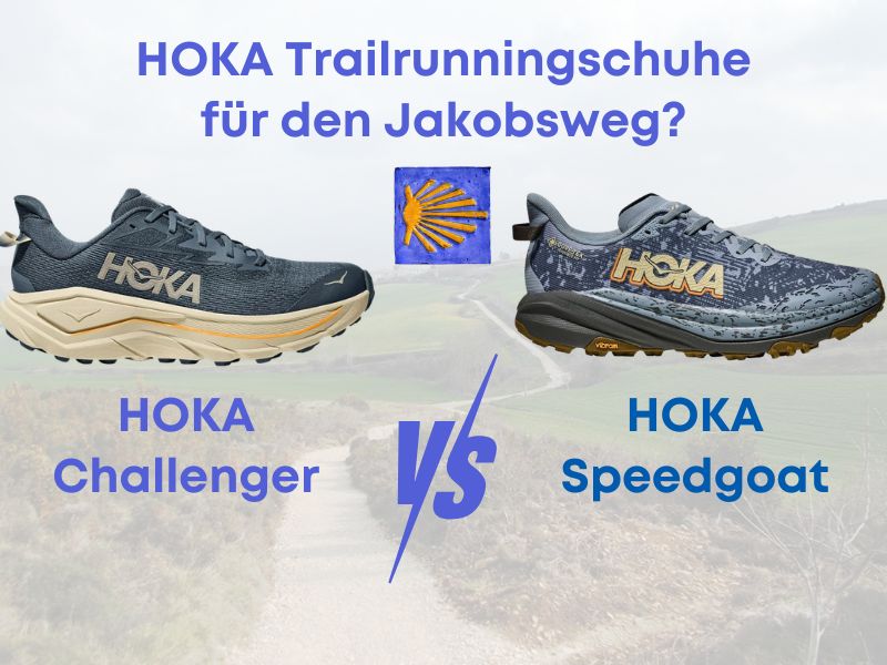 HOKA Trailrunningschuhe für den Jakobsweg