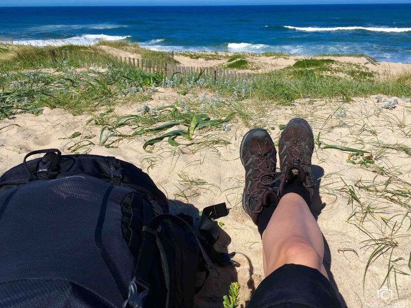 Wander-Pause am Atlantik