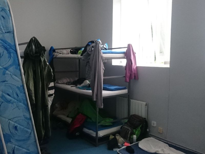 Minimalistische Unterkunft am Jakobsweg mit Hochbetten 17