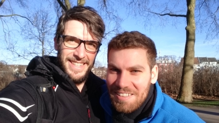 Dominik und Christoph die Autoren des Camino Portugues Onlinekurs s