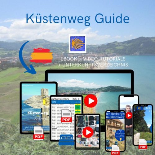 Camino del Norte Premium Bundle Küstenweg Guide s