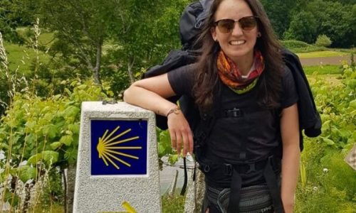 Gastautorin Nancy auf dem Portugiesischen Jakobsweg