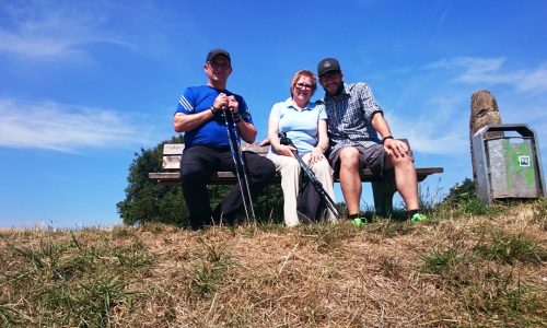 Begegnung mit Familie und Freunden